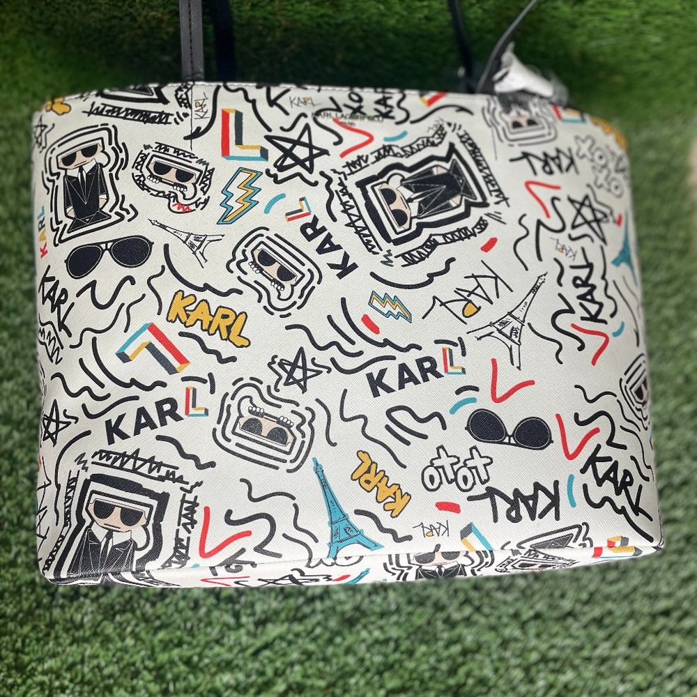 Karl Lagerfeld Bag White with Multiple Colors